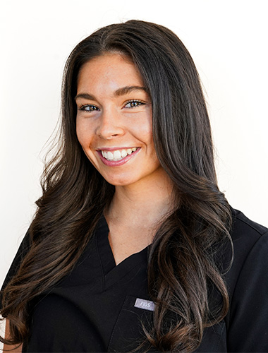 Dental hygienist Caitlin
