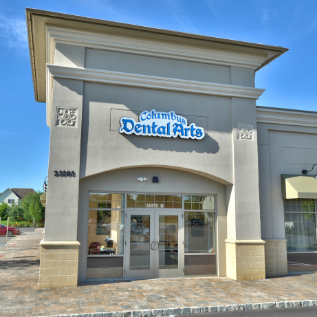 Exterior view of Columbus dental office building