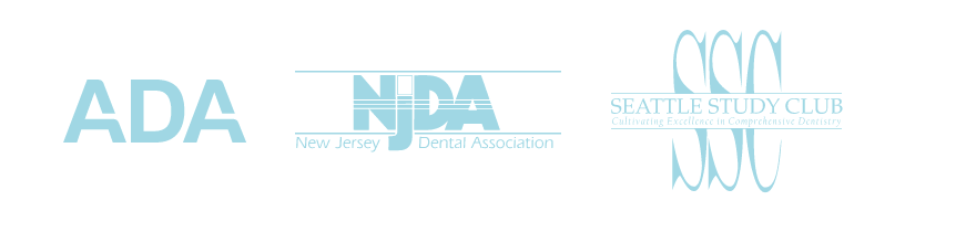 American Dental Association New Jersey Dental Association and Seattle Study Club logos