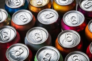Cans of soda.